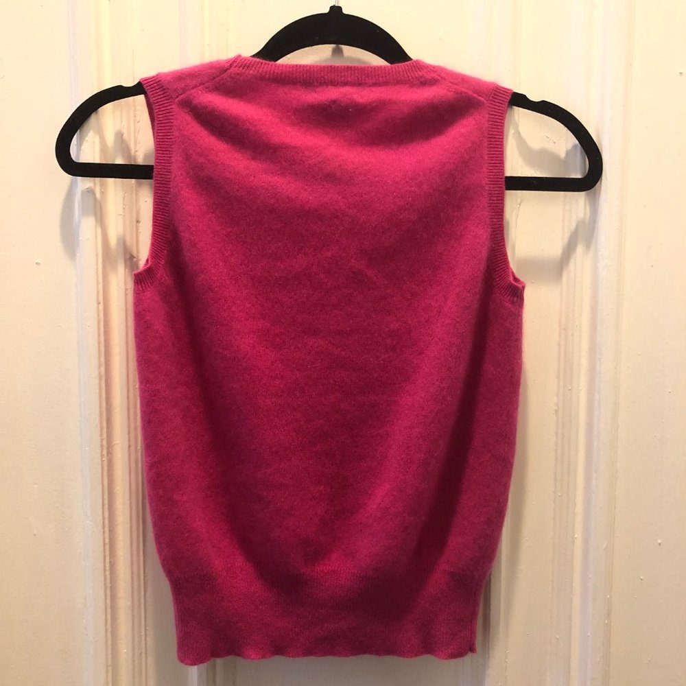 Pink Lord & Taylor Cashmere Shell - Picture 2 of 3